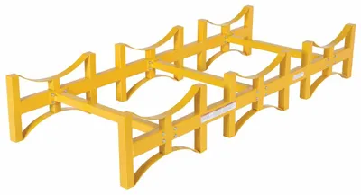 Vestil DRUM-RACK-3 shown from an alternate angle