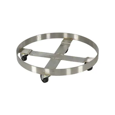 Vestil DRUM-SS-55-H Stainless Steel Mobile Drum Dolly