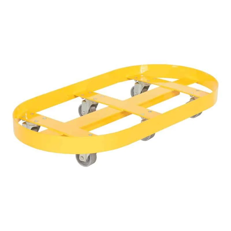 Vestil DRUM-X2-30-GFN Double Drum Dolly with Glass Filled Nylon Casters