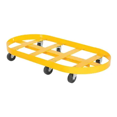Vestil DRUM-X2-55-GFN Double Drum Dolly with Glass Filled Nylon Casters