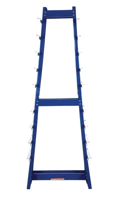 Vestil DSHZ-4 Steel Double Sided Horizontal Bar Rack 3