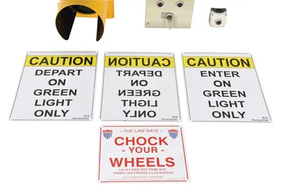 Vestil DTS-10 Aluminum Dock Traffic System 4
