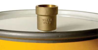Vestil DVA-B Brass Drum Vent Adapter 4