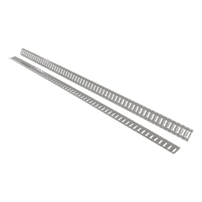 Vestil E-TRK-10-GY-2PK Steel E-Track