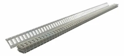 Vestil E-TRK-10-ZN-10PK Steel Zinc Plated E-Track