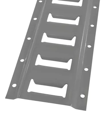 Vestil E-TRK-10-ZN-1PK Steel Zinc Plated E-Track 2