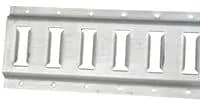 Vestil E-TRK-10-ZN-2PK Steel Zinc Plated E-Track 2