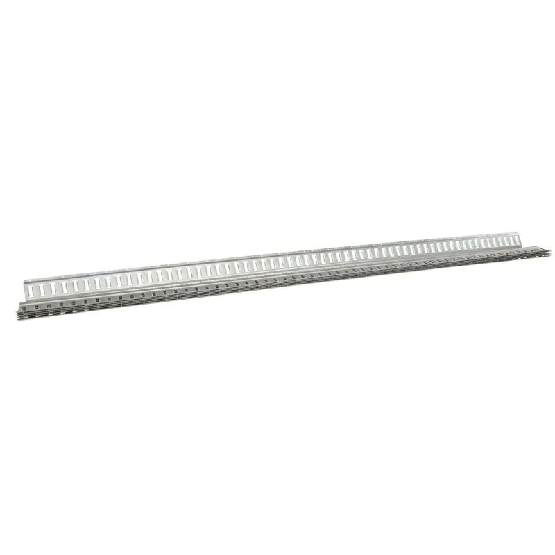 Vestil E-TRK-10-ZN-6PK Steel Zinc Plated E-Track