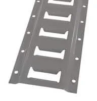 Vestil E-TRK-2-GY-2PK Steel E-Track 2