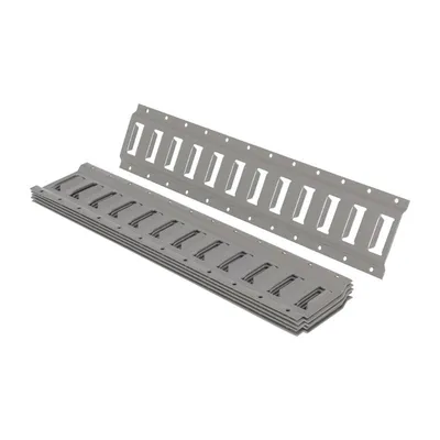 Vestil E-TRK-2-GY-6PK Steel E-Track