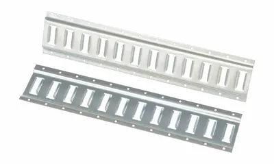 Vestil E-TRK-2-ZN-2PK Steel Zinc Plated E-Track