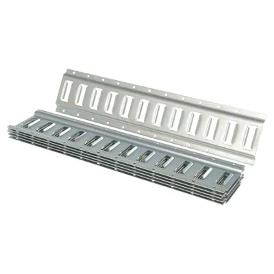 Vestil E-TRK-2-ZN-6PK Steel Zinc Plated E-Track