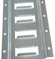 Vestil E-TRK-4-ZN-2PK Steel Zinc Plated E-Track 3