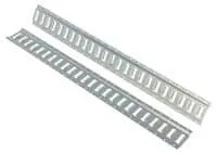 Vestil E-TRK-4-ZN-2PK Steel Zinc Plated E-Track