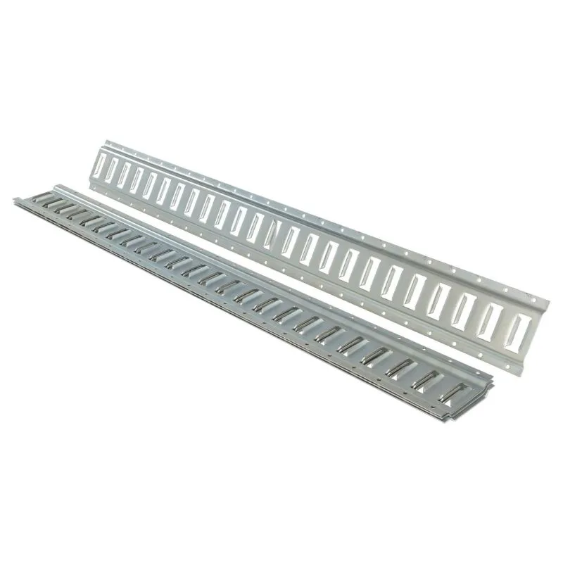 Vestil E-TRK-4-ZN-4PK Steel Zinc Plated E-Track