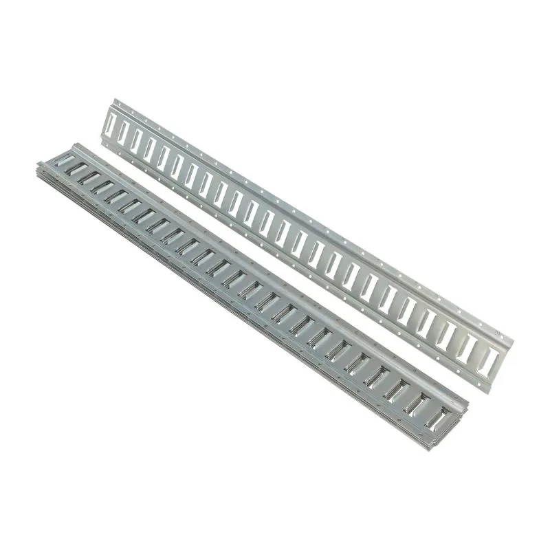 Vestil E-TRK-4-ZN-6PK Steel Zinc Plated E-Track