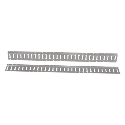 Vestil E-TRK-5-GY-2PK Steel Zinc Plated E-Track
