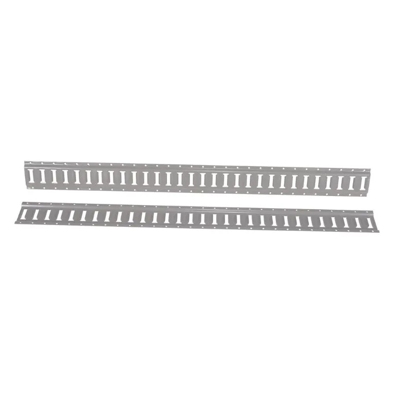 Vestil E-TRK-5-GY-2PK Steel Zinc Plated E-Track