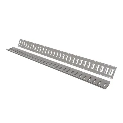 Vestil E-TRK-5-GY-4PK Steel Zinc Plated E-Track