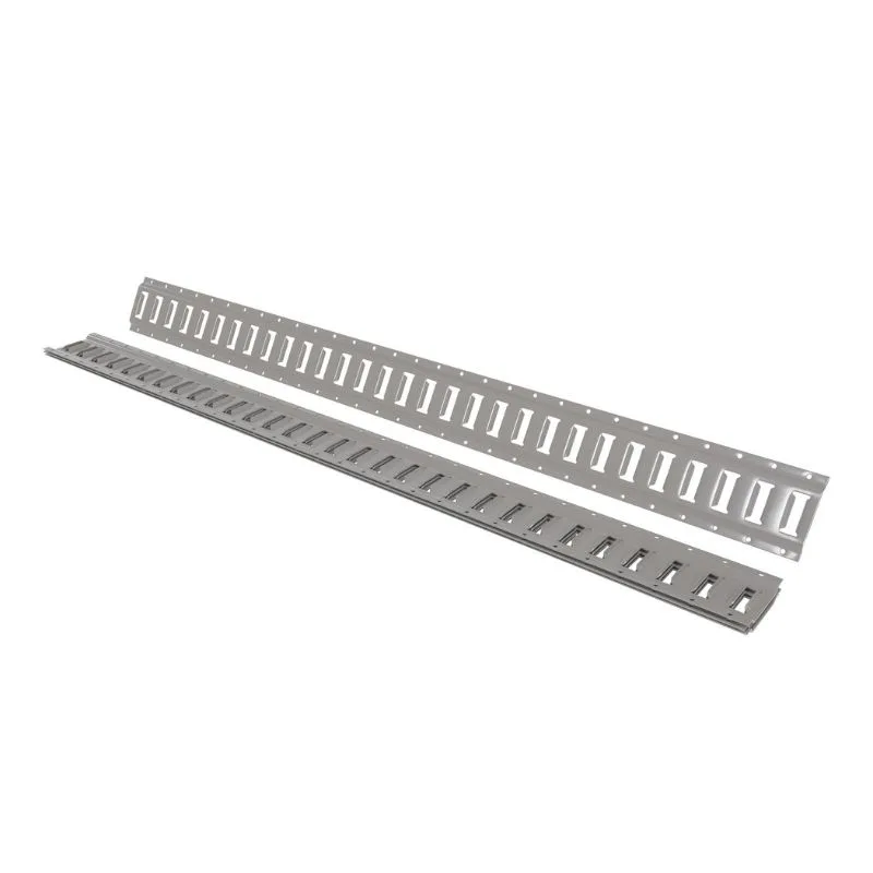 Vestil E-TRK-5-GY-4PK Steel Zinc Plated E-Track