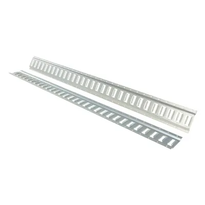 Vestil E-TRK-5-ZN-2PK Steel Zinc Plated E-Track