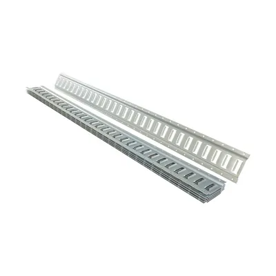 Vestil E-TRK-5-ZN-6PK Steel Zinc Plated E-Track