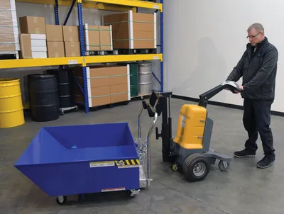 Vestil E-TUG-10 Steel Electric Powered Tugger