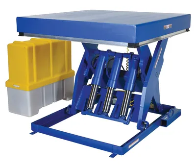 Vestil EHLT-4848-10-43 lift table shown from an alternate angle