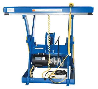 Vestil EHLT-4848-2-43 lift table shown from an alternate angle