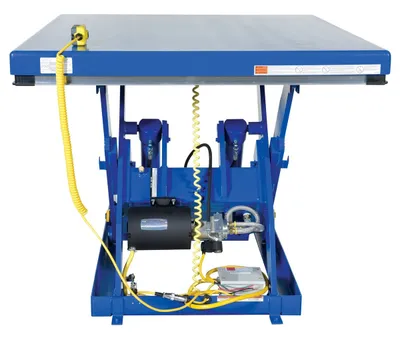 Vestil EHLT-4860-4-43 lift table shown from an alternate angle