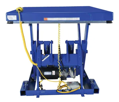 Vestil EHLT-4872-6-44 lift table shown from an alternate angle
