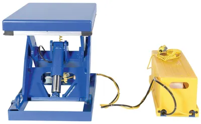 Vestil EHLTS-2436-2-31 lift table shown from an alternate angle