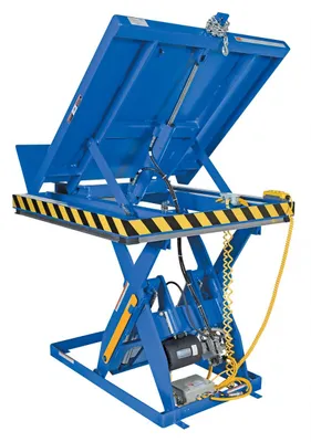 Vestil EHLTT-4848-4-47 lift table shown from an alternate angle