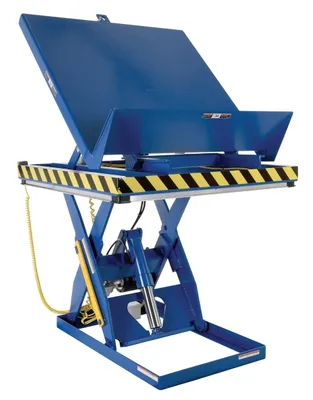 Vestil EHLTT-4848-5-47 LIFT & END TILT SCISSOR TABLE 5K 48X48
