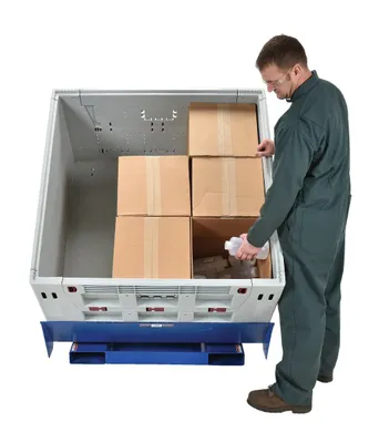 Vestil EM1-200-4848-4 lift table shown from an alternate angle