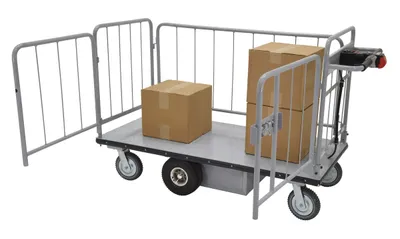 Vestil EMHC-2860-2 platform cart shown from an alternate angle