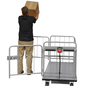 Vestil EMHC-2860-2 platform cart shown from an alternate angle