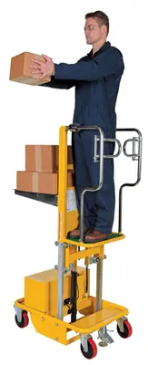 Vestil EOP-440 roll lifters and transporter shown from an alternate angle