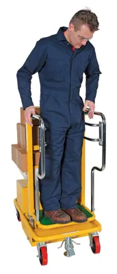 Vestil EOP-440 roll lifters and transporter shown from an alternate angle
