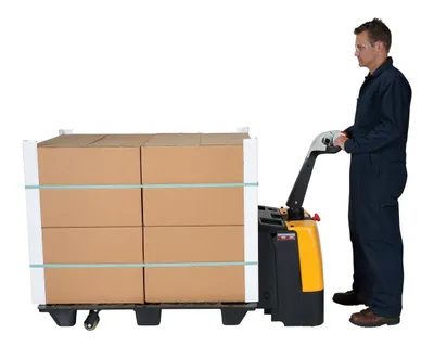 Vestil EPT-2547-30-E pallet jack shown from an alternate angle