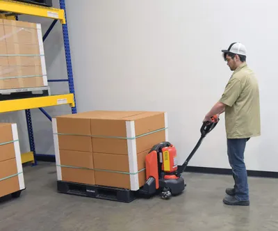 Vestil EPT-2745-45 pallet jack shown from an alternate angle