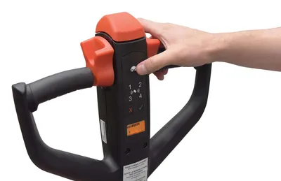 Vestil EPT-2745-45 pallet jack shown from an alternate angle