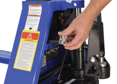 Vestil EPT-2748-30 pallet jack shown from an alternate angle