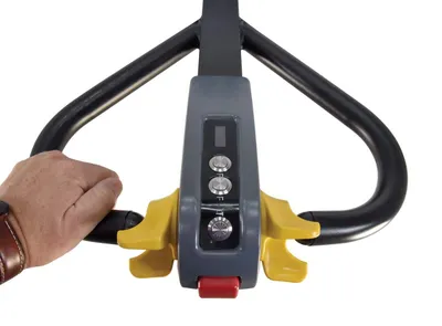 Vestil EPT-2748-30 pallet jack shown from an alternate angle