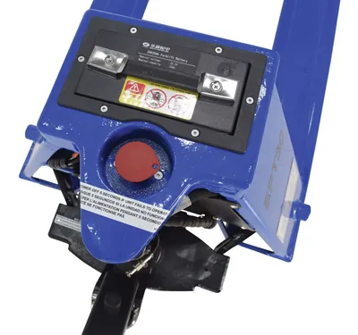 Vestil EPT-2748-30 pallet jack shown from an alternate angle