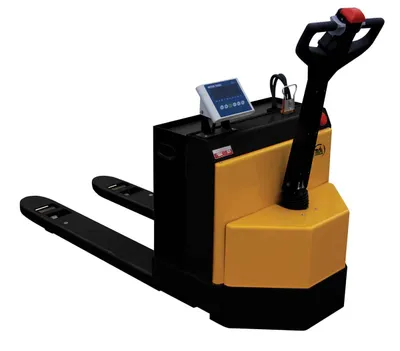 Vestil EPT-2748-45-SCL-RP pallet jack shown from an alternate angle