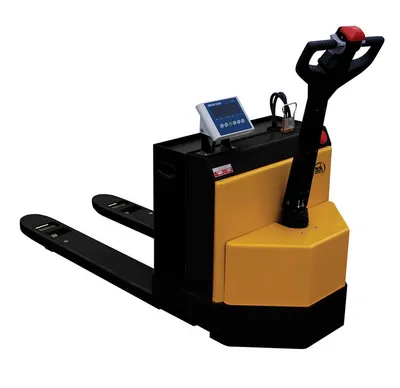 Vestil EPT-2748-45-SCL-RP pallet jack shown from an alternate angle