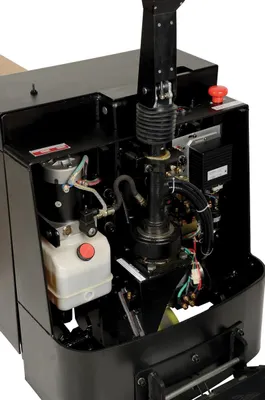 Vestil EPT-2796-45-AGM pallet jack shown from an alternate angle
