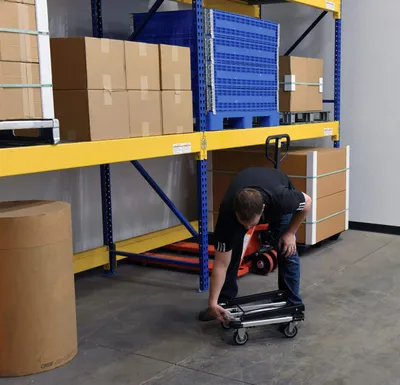 Vestil FAPT-1628 platform cart shown from an alternate angle