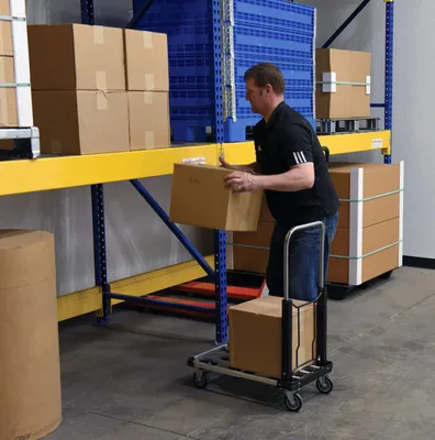 Vestil FAPT-1628 platform cart shown from an alternate angle
